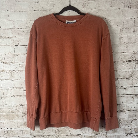 JUNGMAVEN Men's Medium Tahoe Sweatshirt Terracotta Hemp Organic Cotton M $98 - Picture 2 of 6